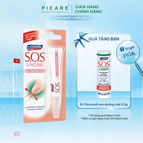 Serum chăm sóc, cải thiện móng tay yếu giòn, dễ gãy và hư tổn, hạn chế nấm móng hiệu quả- S.O.S UNGHIE Nail Strengthener 10 ml