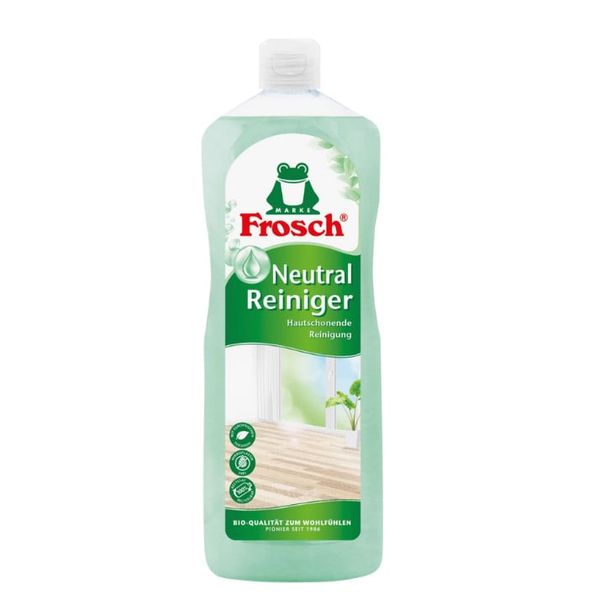 Dung Dịch Tẩy Rửa Hữu Cơ Trung Tính Frosch 1L - An toàn với chất liệu gỗ, tráng men, sơn