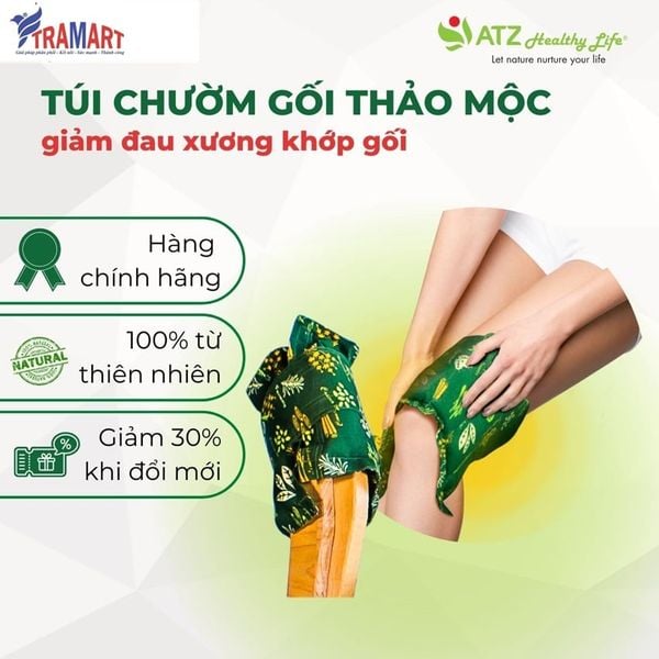 Túi chườm Đầu Gối thảo dược đa năng ATZ Healthy Life ATZ0998