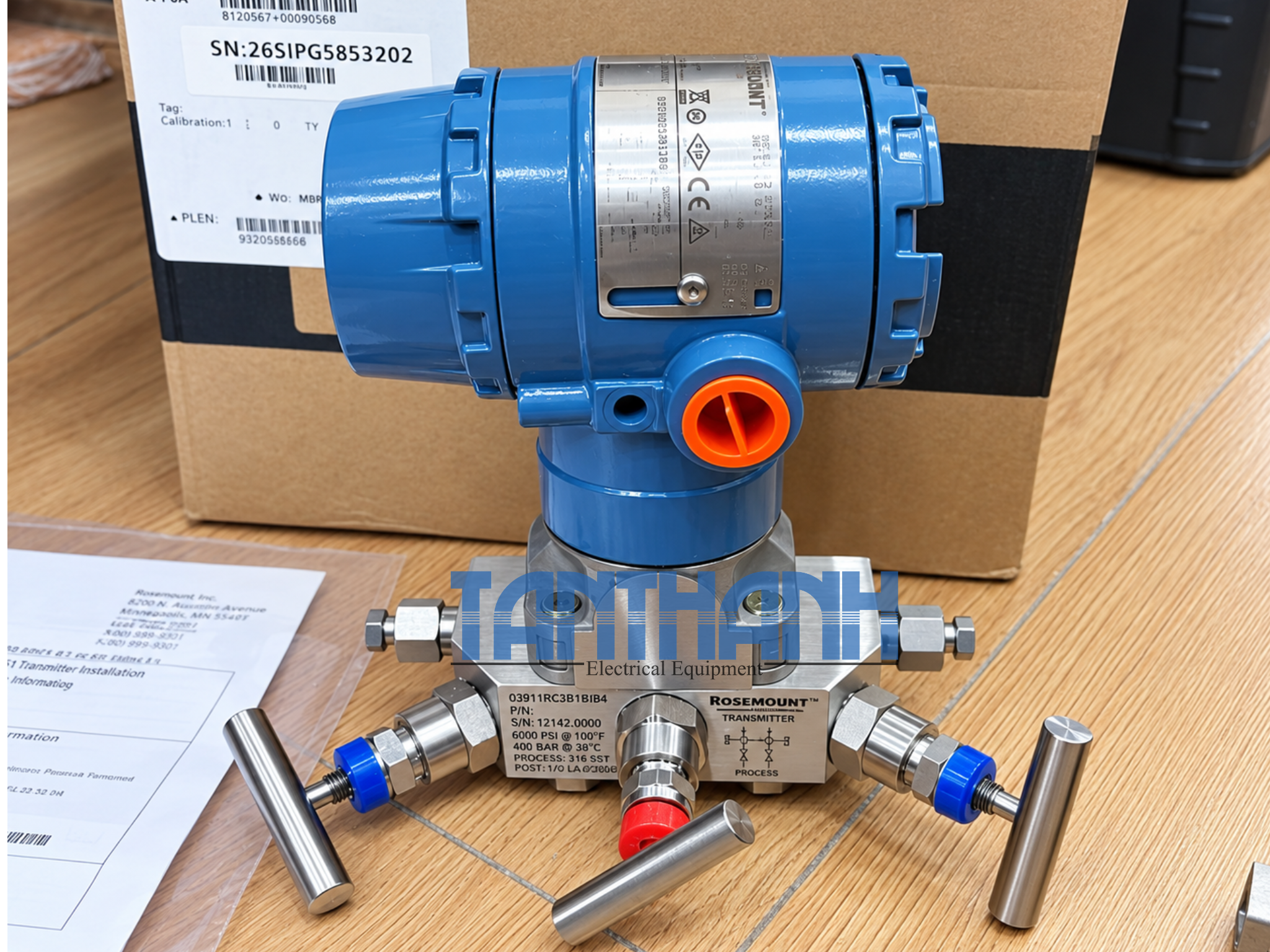 Pressure Transmitter Rosemount 2051CD1A02A1AS5E1M5Q4+0305RC32B11B4