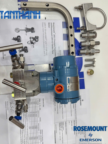 Pressure Transmitter Rosemount 2051CD2A02A1AS5E1M5Q4 + 0305RC32B11B4 (0-1000mmH2O)