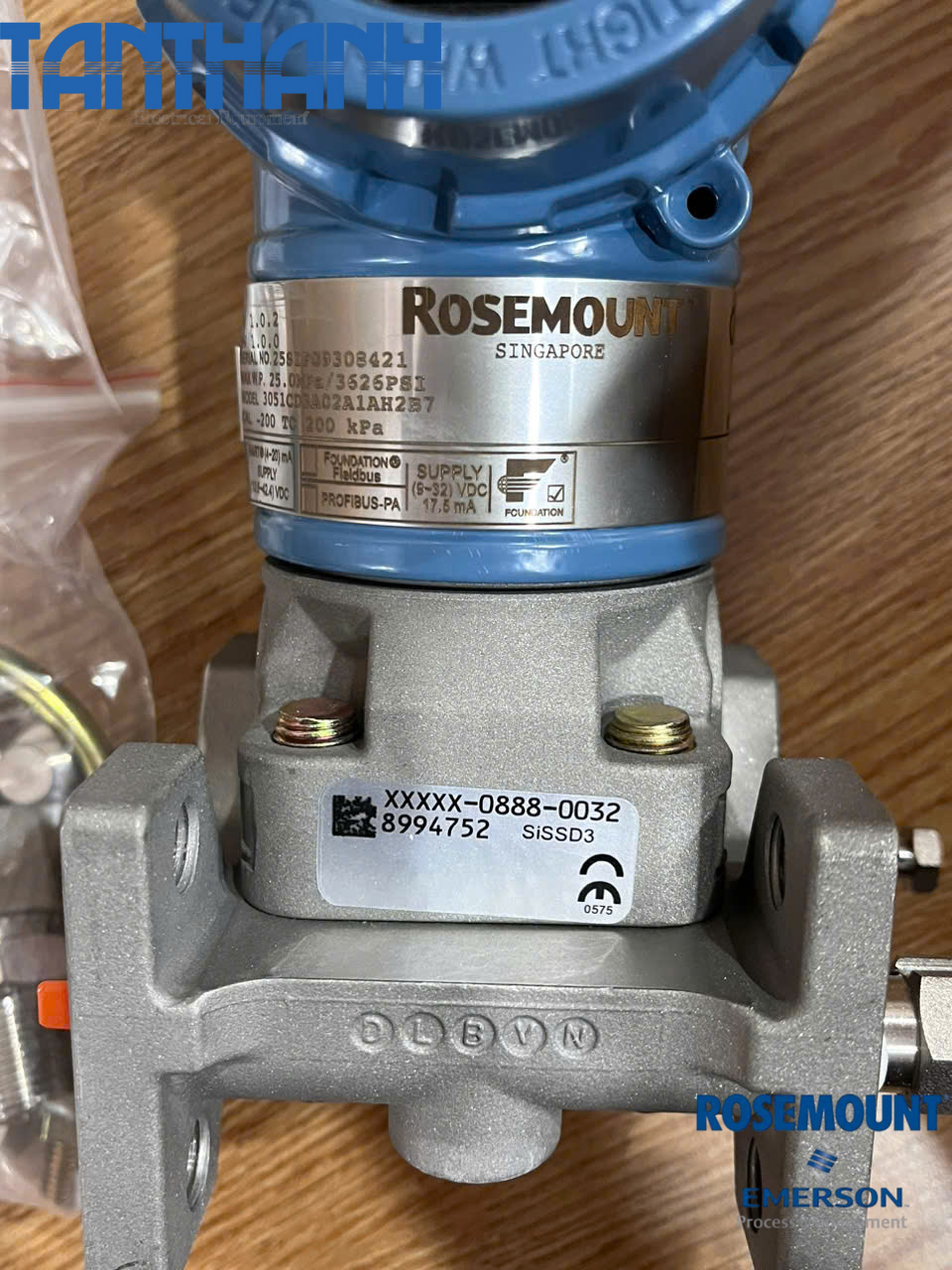 Pressure Rosemount transmitter 3051CD3A02A1AH2B7