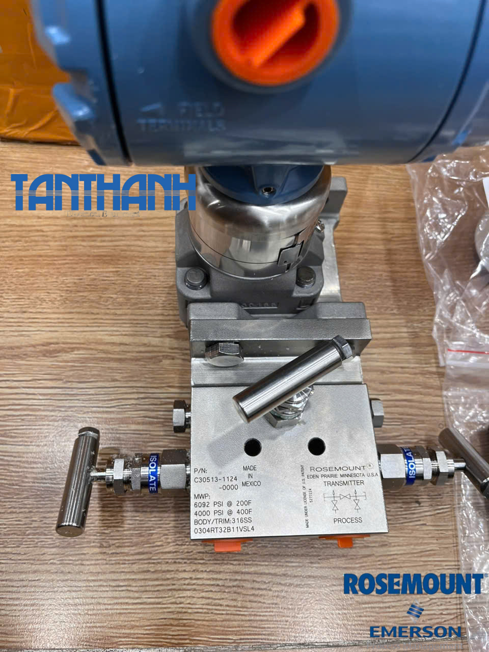 Pressure Transmitter Rosemount 3051S1CD2A2A12A1AB7L4M5