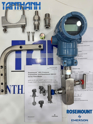 Pressure Transmitter Rosemount 2051TG3A2B21AB4E5M5Q4 + 0306RT22BA11