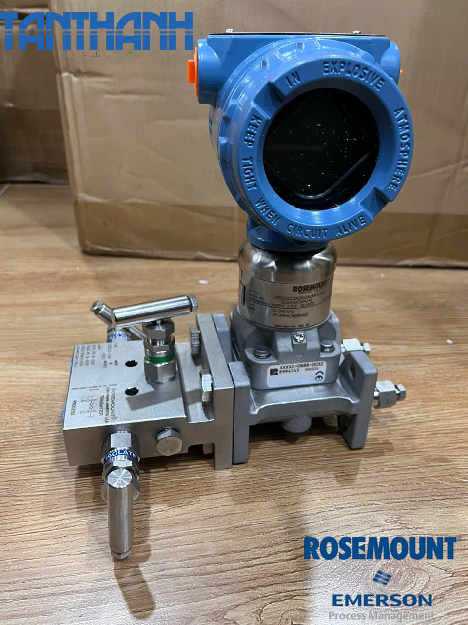 Pressure Transmitter Rosemount 3051S1CD3A2A12A1AB7L4M5