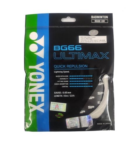 DÂY CƯỚC ĐAN VỢT BG 66 ULTIMAX CHÍNH HÃNG