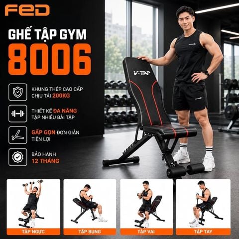 GHẾ TẬP GYM GẤP GỌN KINGBOX 8006 CHÍNH HÃNG TẶNG NGAY DÂY TẬP VAI LƯNG HOẶC KÌM BÓP TAY
