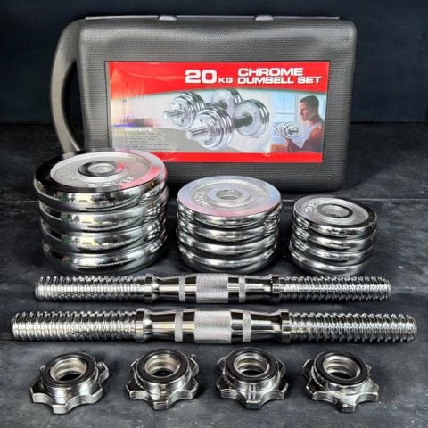 BÔ TẠ TẬP GYM TẠI NHÀ FED GANG MẠ NIKEN 20Kg CHÍNH HÃNG FREESHIP