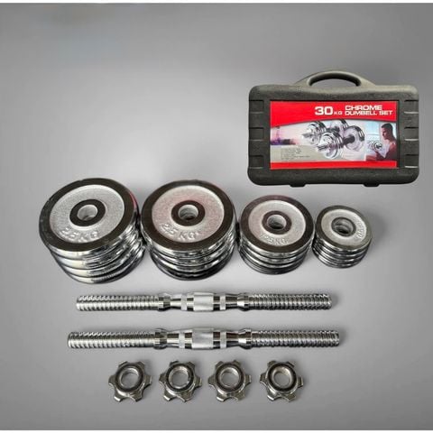 BÔ TẠ TẬP GYM TẠI NHÀ FED GANG MẠ NIKEN 30KG CHÍNH HÃNG FREESHIP