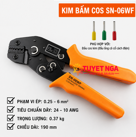 Kềm Bấm Cos Kim SN-06WF