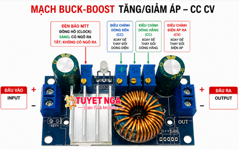 Mạch Giảm Áp 5A MPPT Solar