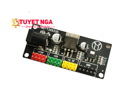 Mạch Cấp Nguồn Nhiều Đầu Ra 3.3V 5V 12V 500mA
