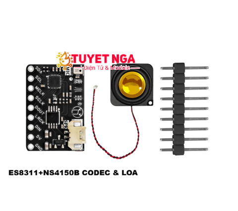 ES8311 NS4150B Module Âm Thanh Kỹ Thuật Số Tích Hợp Micro Loa Codec