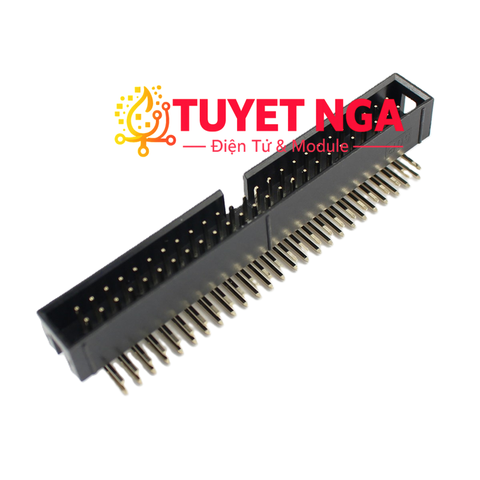IDC Box Header 2x25 Pin Đầu Đực 50 Chân Cong 2.54mm