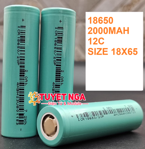 EVE Pin 18650 2000mAh 12C
