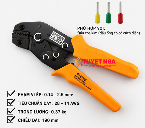 Kềm Bấm Cos Kim SN-02WF