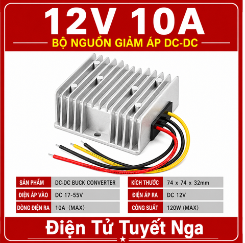 Mạch Chuyển Nguồn Sang 12V 10A