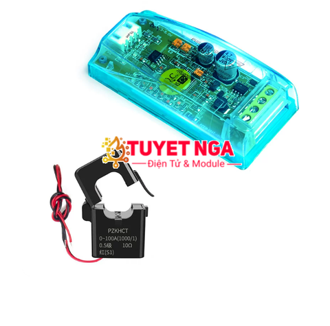 Mạch Đo Điện Áp AC Đa Năng 100A Giao Tiếp UART PZEM-004T V2