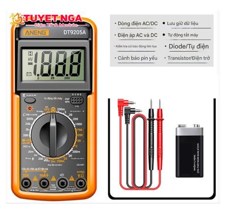 ANENG Đồng Hồ DT9205A