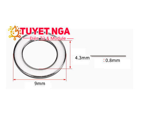 Long Đền M4 Inox 304 (10pcs)
