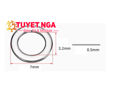 Long Đền M3 Inox 304 (10pcs)