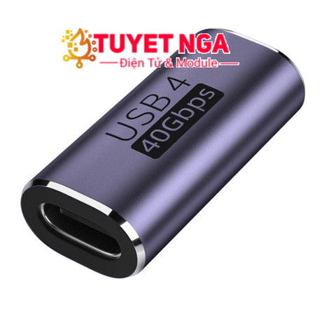 Đầu Chuyển Đổi USB TypeC Cái Sang TypeC Cái 40Gb