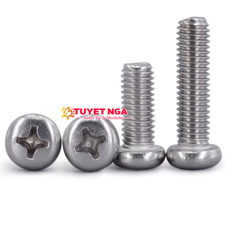 M2x16 Ốc Inox 304 M2 Dài 16mm (10pcs)