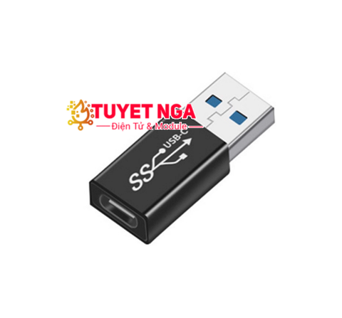 Đầu Chuyển Đổi USB Đực Sang TypeC Cái