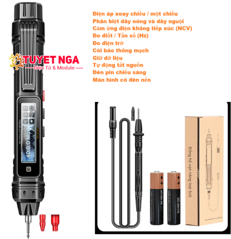 ANENG Đồng Hồ Vạn Năng Bút Kỹ Thuật Số