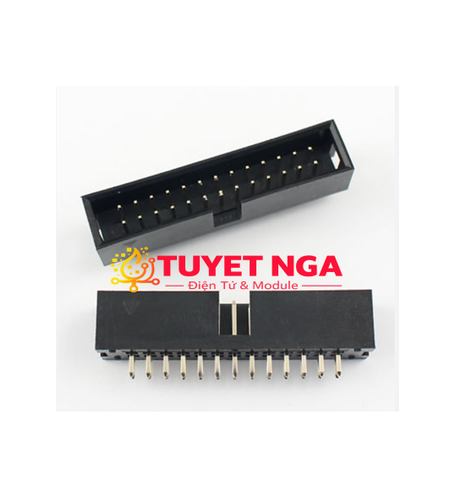 IDC Box Header 2x13 Pin Đầu Đực 26 Chân 2.54mm
