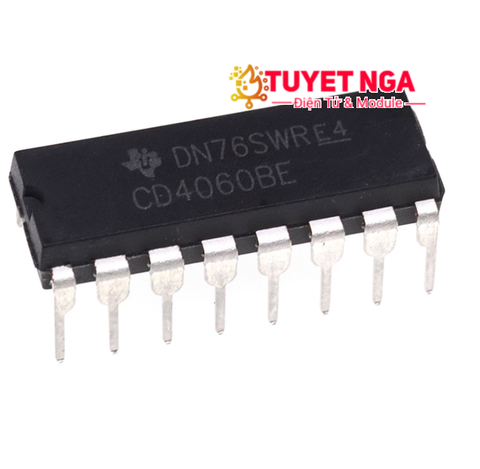 IC 4060 Binary Counter/Divider CD4060BE