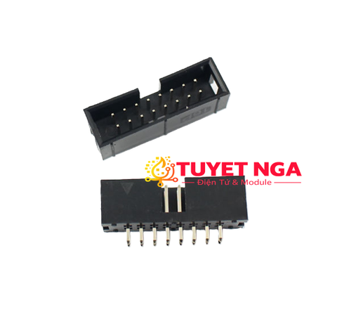 IDC Box Header 2x8 Pin Đầu Đực 16 Chân 2.54mm