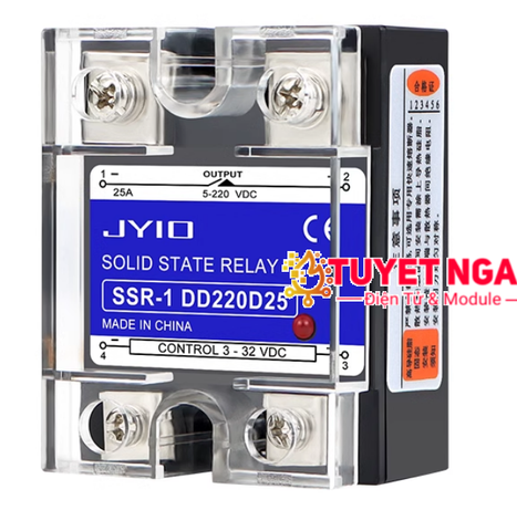 JYIO Relay Bán Dẫn SSR-25DD 25A