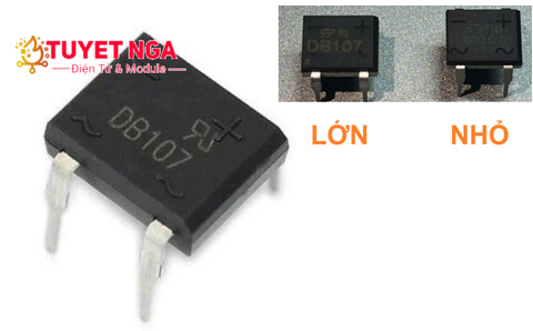 DB107 Cầu Diode Chỉnh Lưu 1A 1000V