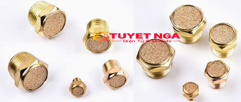 BSLM-02 Đầu Giảm Thanh Khí Nén Ren 13mm 1/4