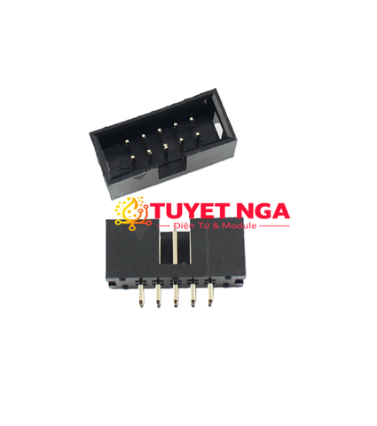 IDC Box Header 2x5 Pin Đầu Đực 10 Chân 2.54mm