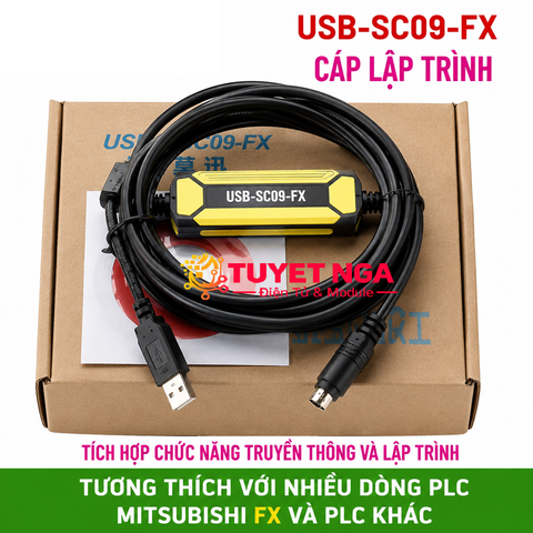 USB-SC09-FX Cáp Lập Trình PLC V3