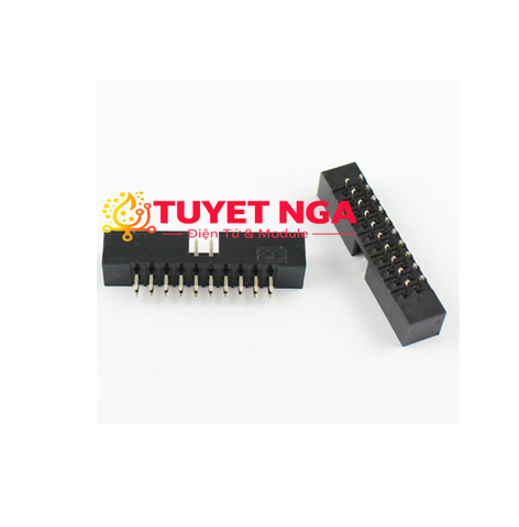 IDC Box Header 2x10 Pin Đầu Đực 20 Chân 2.54mm