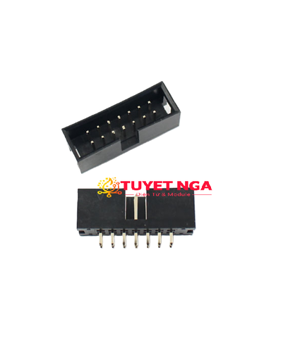 IDC Box Header 2x7 Pin Đầu Đực 14 Chân 2.54mm