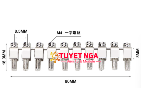 FBI10-8 Thanh Cầu Nối Terminal UK6N