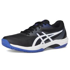 Giày Tennis Pickleball ASICS GAME FF PICKLEBALL Black/Cobalt  (1041A489-001)