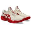 Giày Tennis Pickleball Asics Court FF 3 NOVAK Djokovic Cream/Red (1041A522-968)