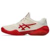Giày Tennis Pickleball Asics Court FF 3 NOVAK Djokovic Cream/Red (1041A522-968)