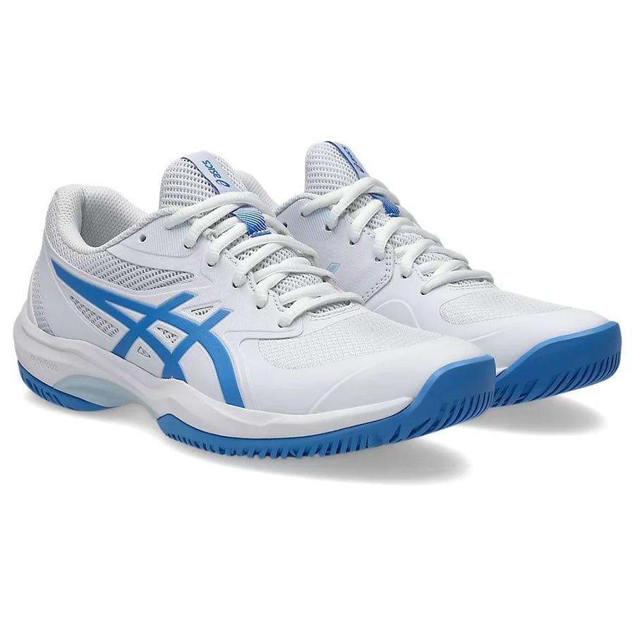 [Giày Nữ] Asics GEL GAME FF White/Blue (1042A281-100)