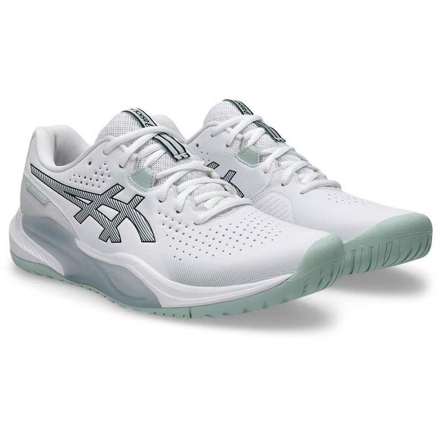 Giày Tennis Pickleball Asics GEL-CHALLENGER 15 White / Lichen Rock (1043A024-100)