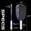 Vợt Pickleball JOOLA AGASSI PRO V 14mm Royal Blue (600589)