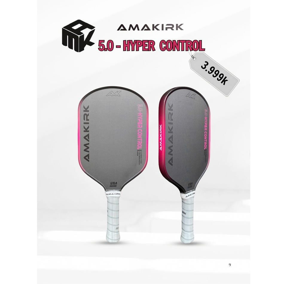 Vợt Pickleball AMAKIRK PRO 5.0 16mm HYPER CONTROL (AMK-Pro50HC6)