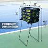 Rổ đựng banh có bánh xe chứa 80 trái banh - TOURNA BALLPORT Deluxe (BPD-80W)
