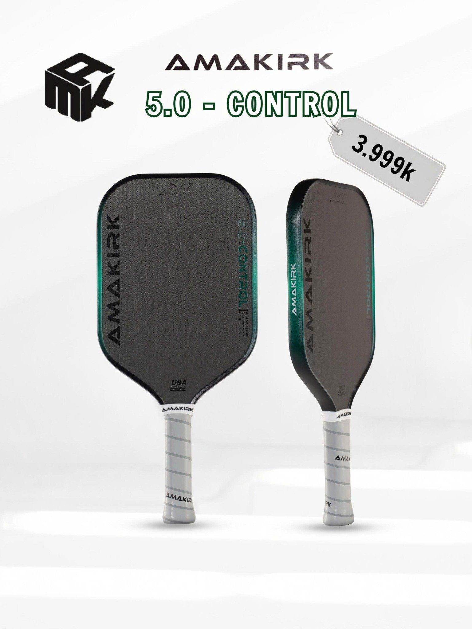Vợt Pickleball AMAKIRK PRO 5.0 16mm CONTROL (AMK-Pro50C1)