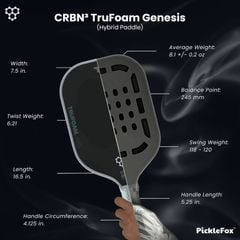 Vợt Pickleball CRBN ³ TruFoam Genesis (CRBN3TFGN)